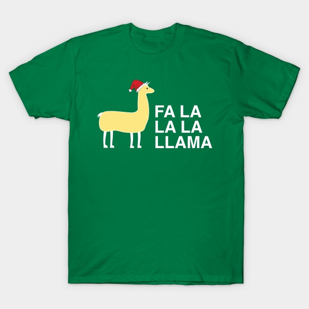 Fa La La La Llama T-Shirt by textonshirts